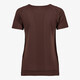 Seamless dames sport T-shirt bruin