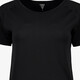 Seamless dames sport T-shirt zwart