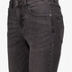 Dames flared jeans donkergrijs