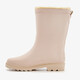 Gevoerde kinder regenlaarzen beige