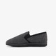 Heren pantoffels met teddy voering grijs zwart