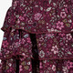 Meisjes rok met bloemenprint paars