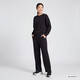 Cropped dames sweater zwart