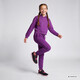 Cropped meisjes sport hoodie paars