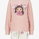 Meisjes pyjama roze wit