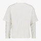 Meisjes shirt met lange kanten mouwen wit