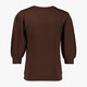 Meisjes sweater jurk bruin