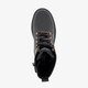 Leren meisjes veterboots zwart
