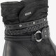 Dames boots met H leest zwart