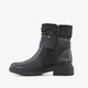 Dames boots met H leest zwart