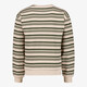 Gestreepte jongens sweater groen beige