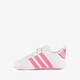 Grand Court Crib baby baby sneakers wit roze