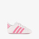 Grand Court Crib baby baby sneakers wit roze