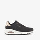 Uno-Shimmer Away dames sneakers zwart wit
