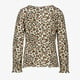 Meisjes shirt met lange mouwen en panterprint