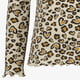 Meisjes shirt met lange mouwen en panterprint
