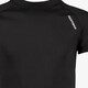 Heren thermoshirt met korte mouwen zwart