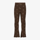 TwoDay flared meisjes broek met strikjes bruin