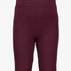 Flared meisjes broek met ribstructuur bordeauxrood