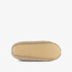 Gevoerde dames teddy sloffen beige