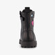 Meisjes veterboots met hartjes zwart