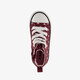 Hoge meisjes sneakers met hartjes roze