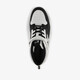 Hoge jongens sneakers met ster wit zwart