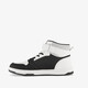 Hoge jongens sneakers met ster wit zwart