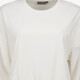 Dames sweater met kanten details wit