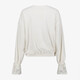 Dames sweater met kanten details wit