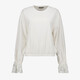 Dames sweater met kanten details wit