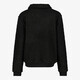 Dames teddy bomber jas zwart