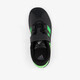VL Court 3.0 EL leren kinder sneakers zwart groen
