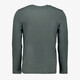 Heren longsleeve shirt groenblauw