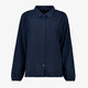Dames blouse met subtiele glitters donkerblauw