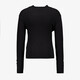 Meisjes top met gouden details zwart