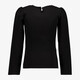 Meisjes top met strass steentjes zwart