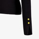 Meisjes top met gouden details zwart