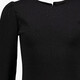 Meisjes top met strass steentjes zwart
