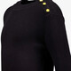 Meisjes top met gouden details zwart