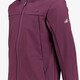 Meisjes softshell jas aubergine