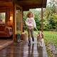 Cherry meisjes sweater met kraagje wit