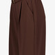 Dames wide leg pantalon bruin