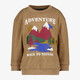 Jongens sweater met natuurprint beige