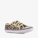 Chicane meisjes gymschoenen met panterprint beige