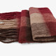 Geruit dames sjaal rood bruin