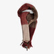 Geruit dames sjaal rood bruin