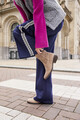 Suède dames cowboylaarzen beige