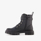 Meisjes boots met decoratief tasje zwart