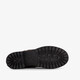 Leren dames veterboots donkerbruin